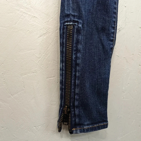 Textile Elizabeth and James zipper ankle blue jeans, women's size 25   J5 - Picture 11 of 12